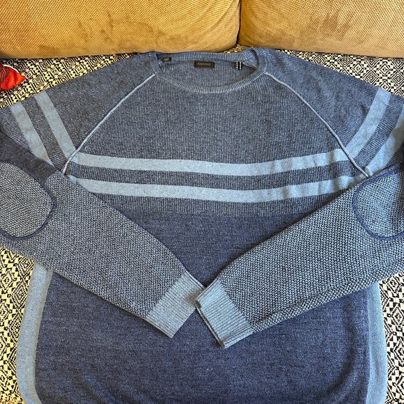 Buffalo David Bitton Men’s Sweater XL – Blue Knit Pullover - Picture 2 of 5